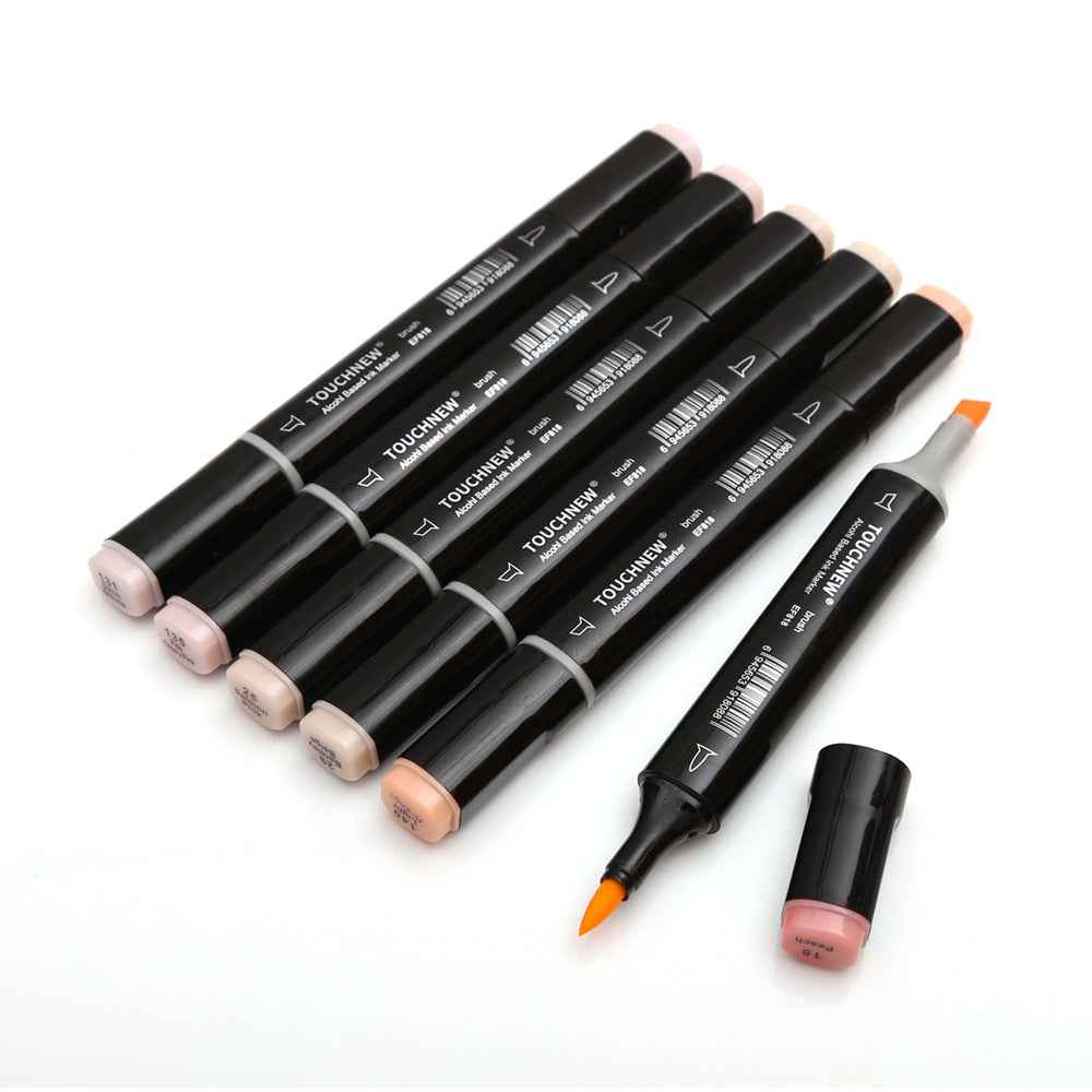 TOUCHNEW 30 Color Alcohol Twin Markers Brush Tip - TTpen