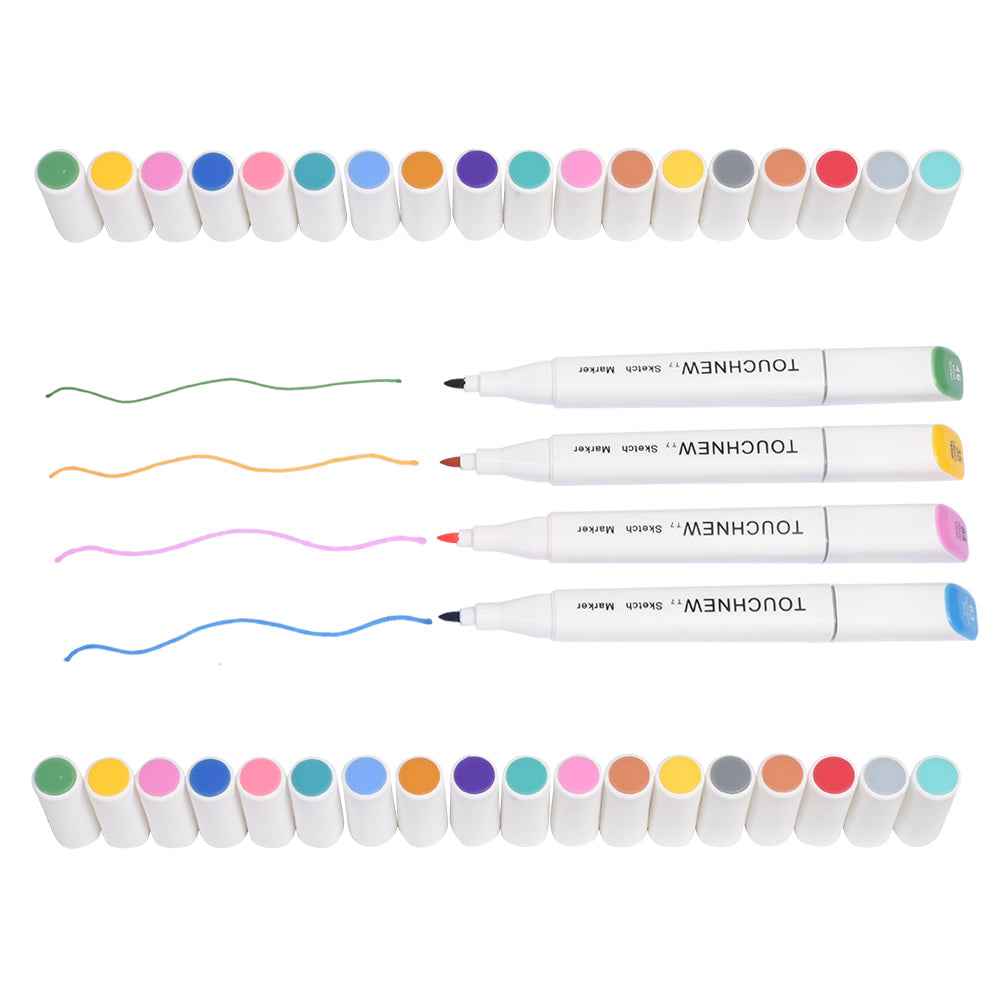 TOUCHNEW T7 168 Full Color Set Alcohol Based Sketch Art Markers - TTpen