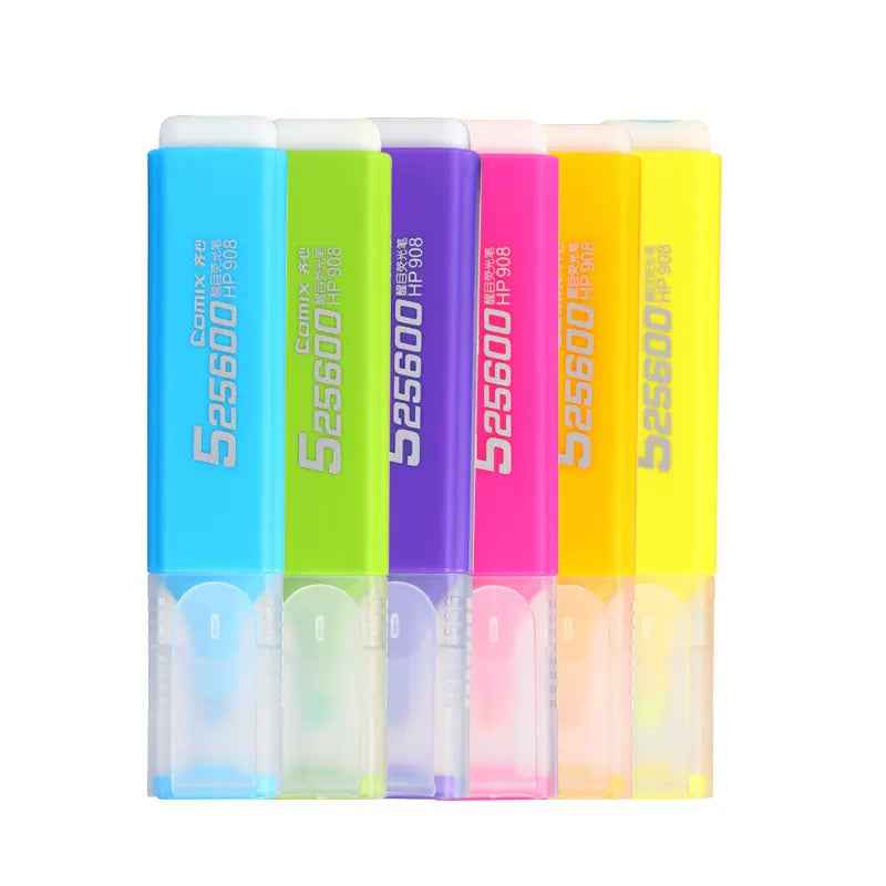Comix HP908 10PCS Highlighters,1-5mm Chisel Tip,6 Colors - TTpen