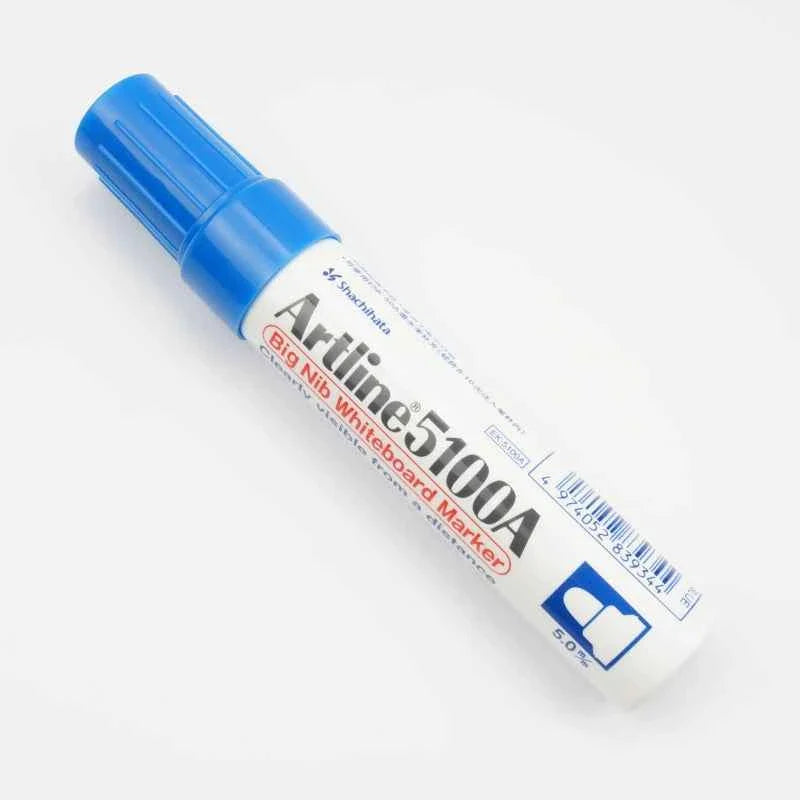 Artline 5100A Big Nib Whiteboard Markers - 5.0mm Bullet Tip - 4 Pack