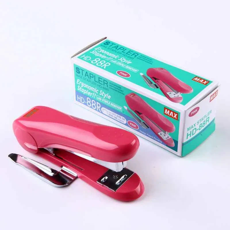 MAX Stapler HD88R Ergonomic Style with Staple Remover