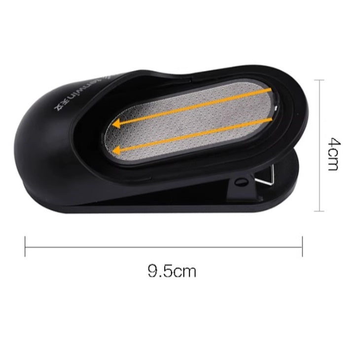 TENWIN Pencil Grinder with Clip Set 2-Pack for Artists and Sketchers