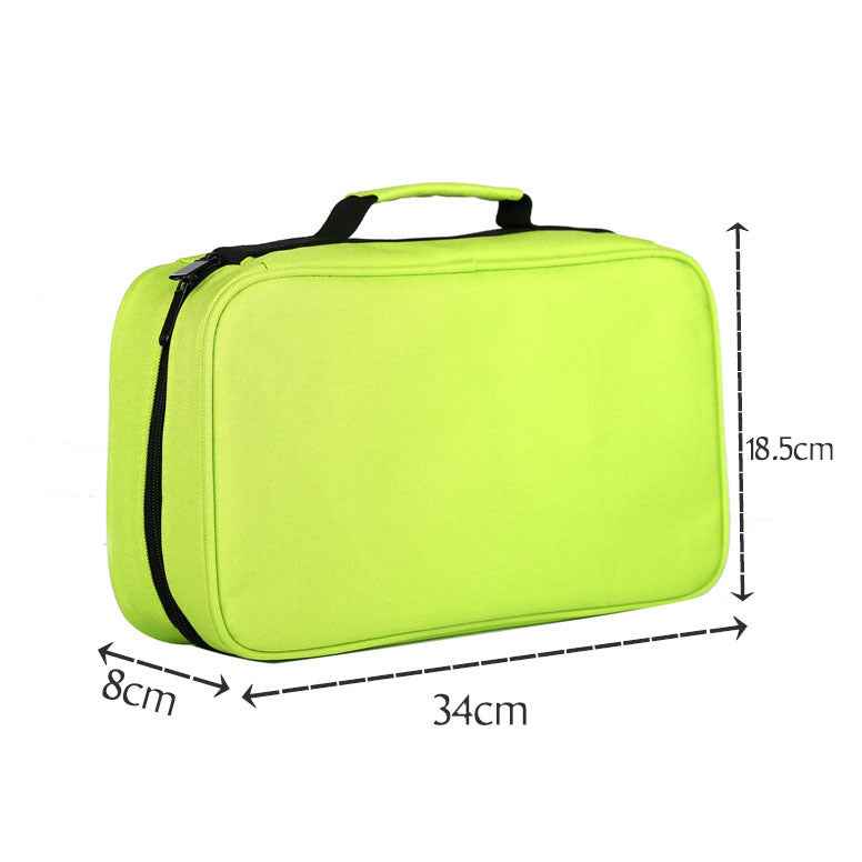 Markers Pen Case 40 Slots Holder with Carrying Handle - TTpen