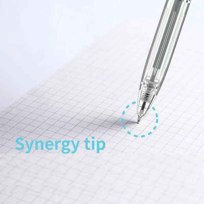 TOME 0.5mm ST Click Gel Pen Black Ink 12 Pack