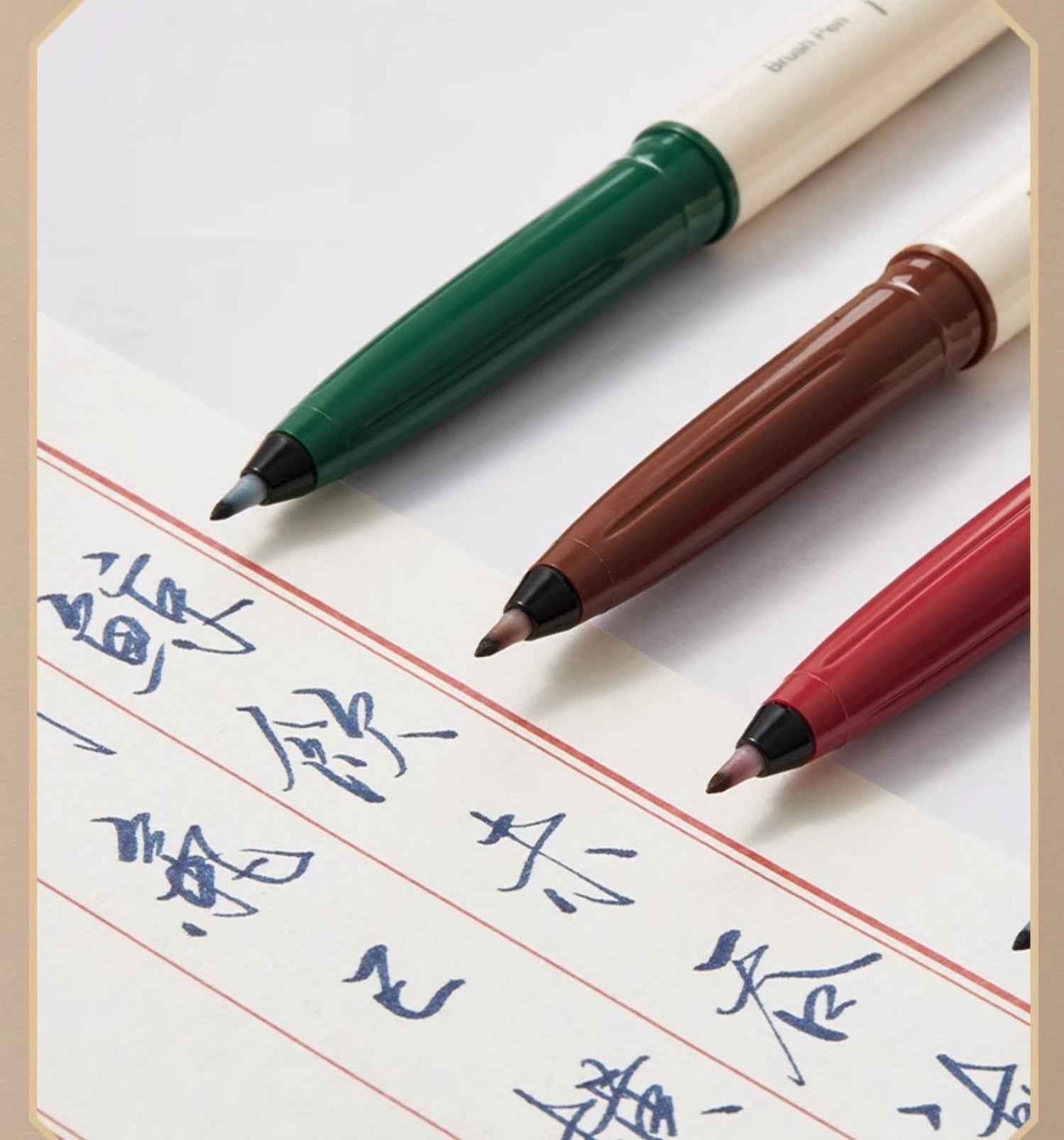 TOME Brush Marker Pens – 8-Color Soft Tip Calligraphy & Drawing Pens