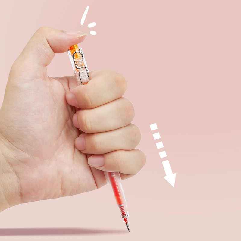 TOME Click Color Gel Pen Set 12 Vibrant 0.5mm Colored Journaling Pens