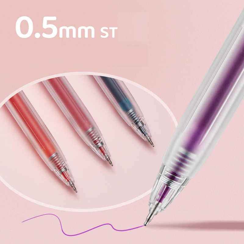 TOME Click Color Gel Pen Set 12 Vibrant 0.5mm Colored Journaling Pens