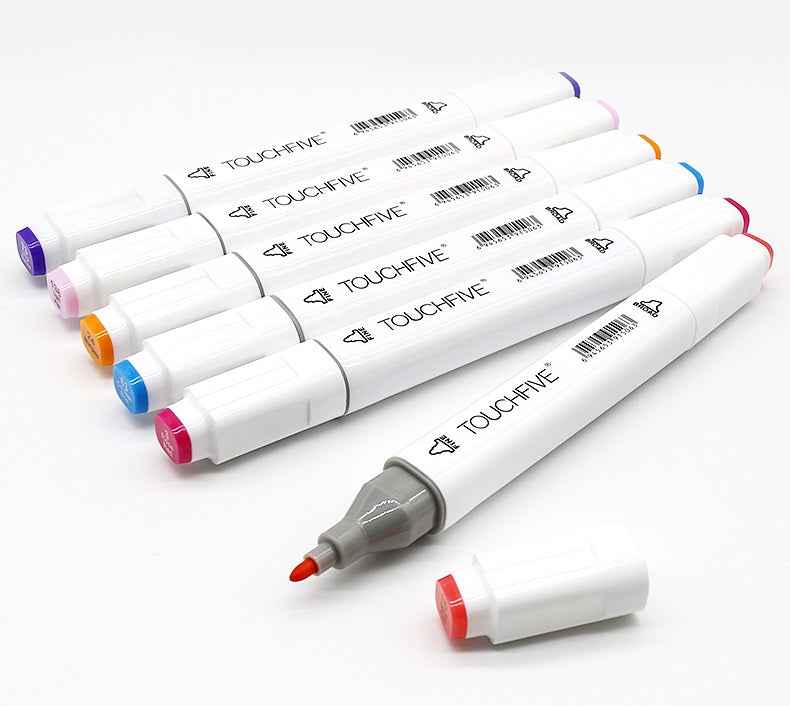 TouchFive Twin Markers 168 Full Colors Art Sketch Alcohol Based Pen Set - TTpen