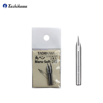 Tachikawa Dip Pen Nib - Maru (Mapping) - Soft Type - Pack of 2