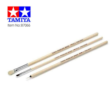 Tamiya 87066 - Modeling Brush Basic Set - 3 Pieces