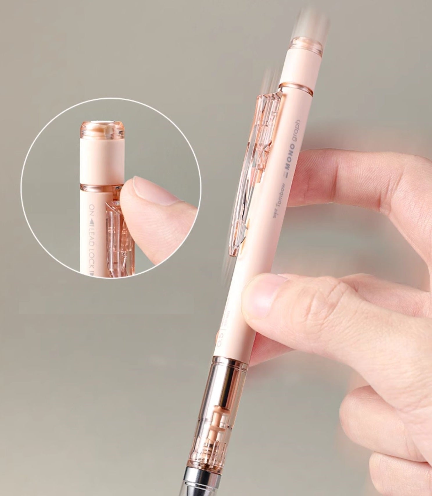 Tombow Japan Automatic Pencil with Eraser Mineral Color Series 0.5mm