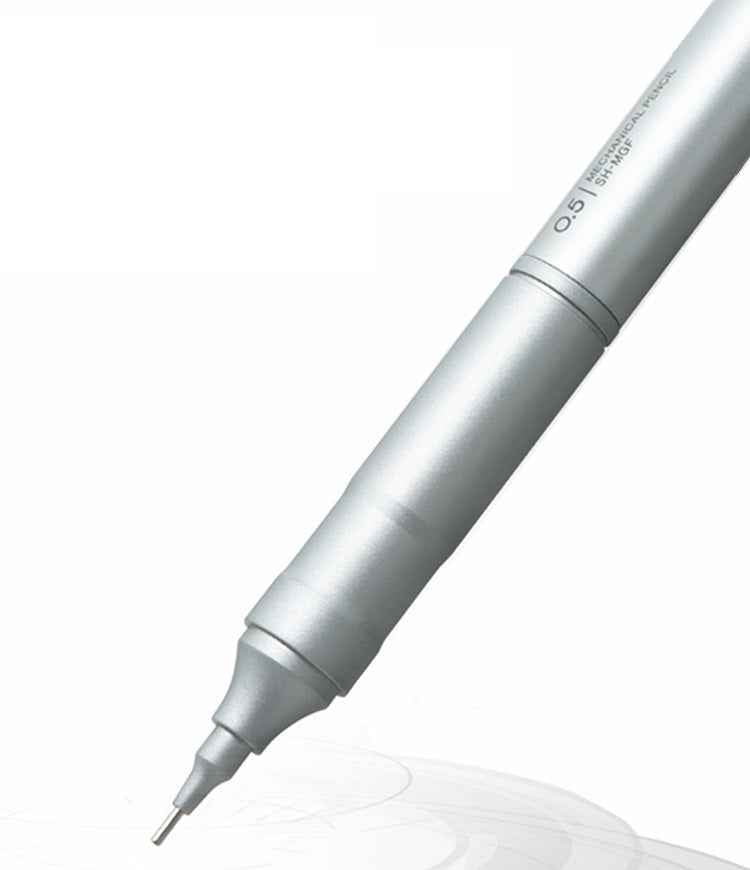 Tombow MONO Graph Fine Mechanical Pencil - 0.5 mm - Silver/Black