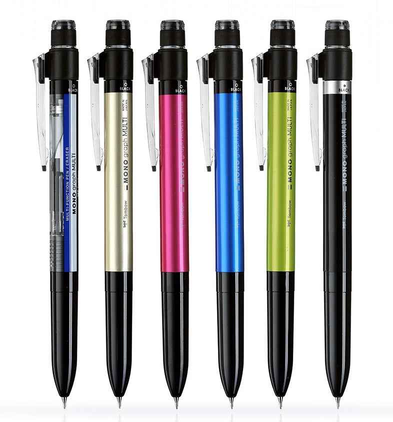 Tombow MONO Graph Multi 2 Color 0.5 mm Ballpoint Pen + 0.5 mm Pencil