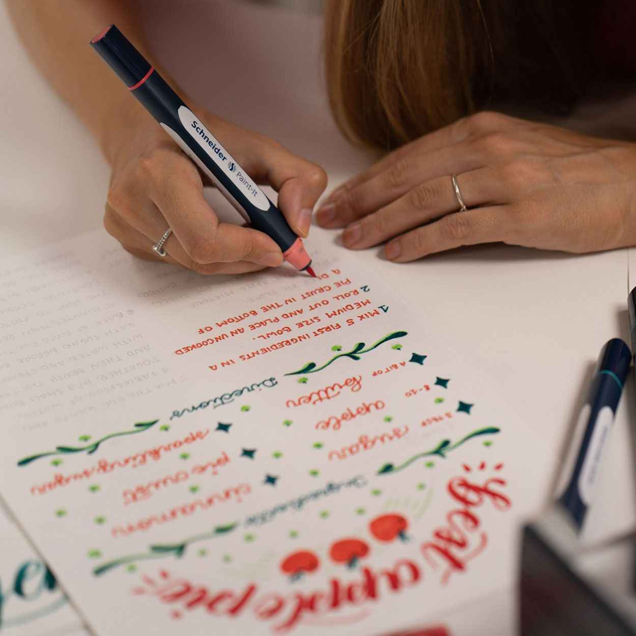 Schneider Twin Marker Paint-It 040 Brush & Round Tip 10 Colors(27 Pieces)