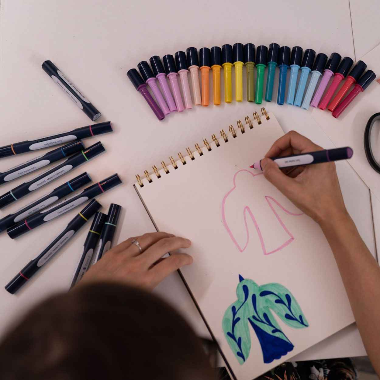 Schneider Twin Marker Paint-It 040 Brush & Round Tip 10 Colors(27 Pieces)