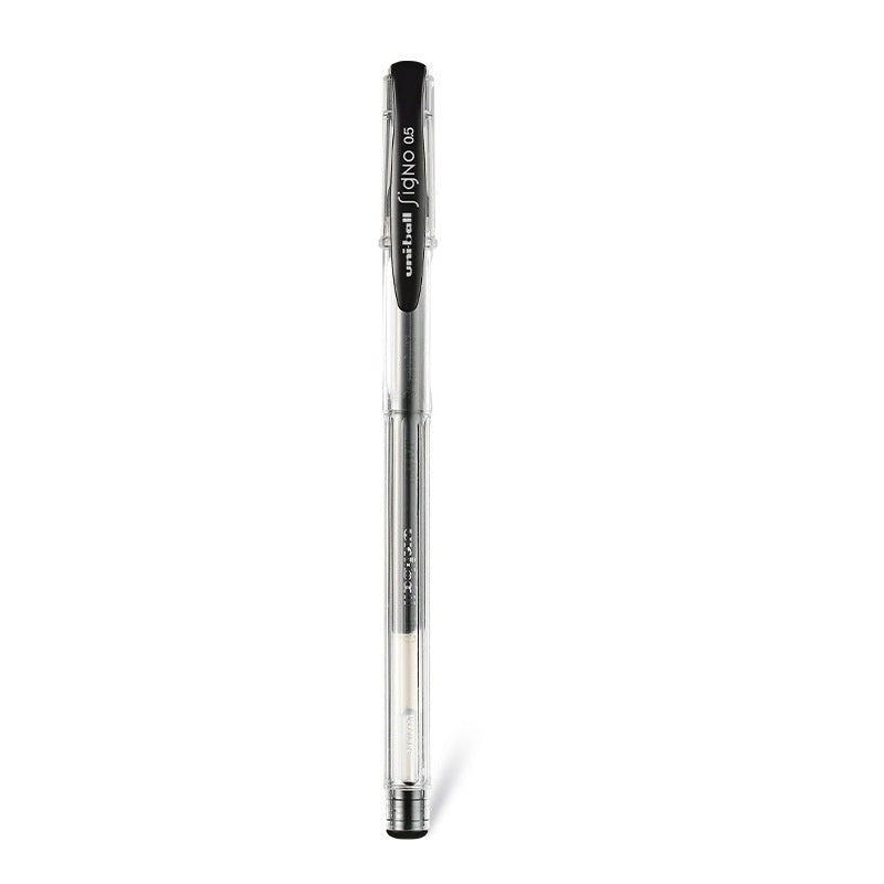 Uni-ball Signo UM-100 Gel Ink Pen - 0.5 mm -10Pcs Black