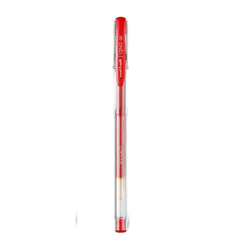 Uni-ball Signo UM-100 Gel Ink Pen - 0.5 mm -10Pcs Red