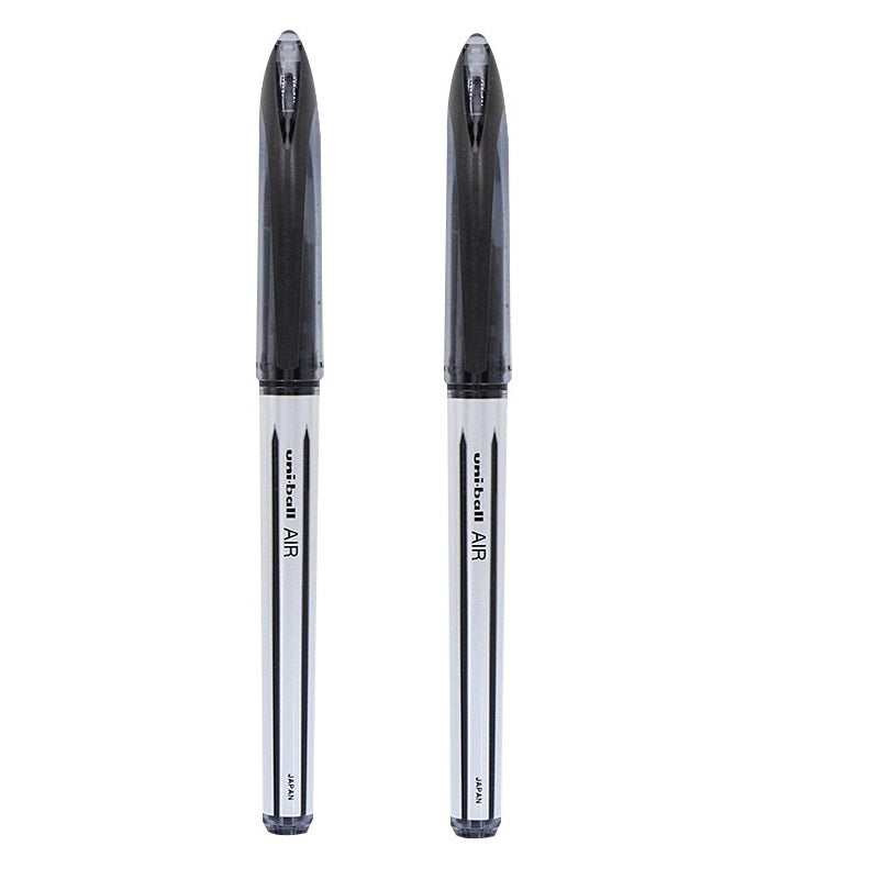 Uni-Ball AIR - 0.7mm Medium Rollerball Pens - 2 Pack Black