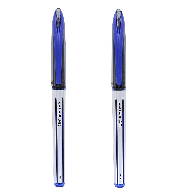 Uni-Ball AIR - 0.7mm Medium Rollerball Pens - 2 Pack Blue