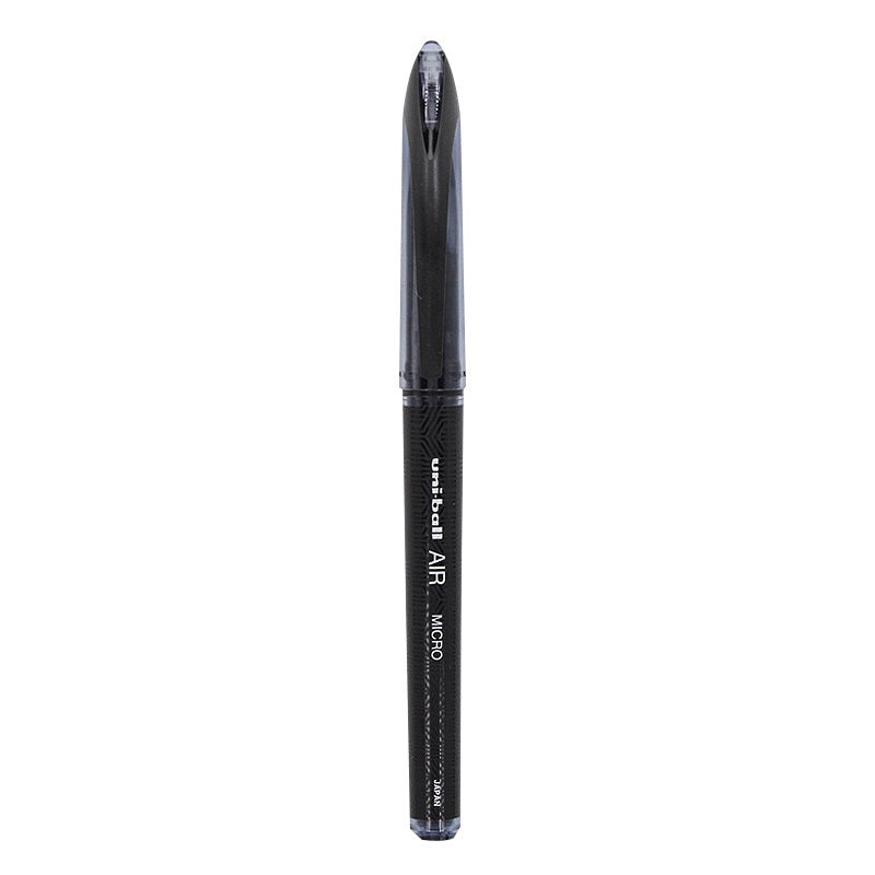 Uni-Ball AIR Micro - 0.5mm Fine Rollerball Pens - 2 Pack Black