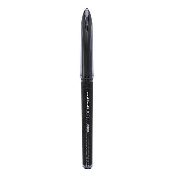 Uni-Ball AIR Micro - 0.5mm Fine Rollerball Pens - 2 Pack Black