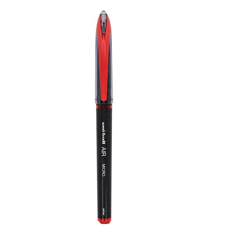 Uni-Ball AIR Micro - 0.5mm Fine Rollerball Pens - 2 Pack Red