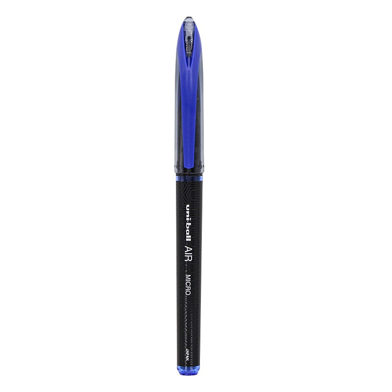 Uni-Ball AIR Micro - 0.5mm Fine Rollerball Pens - 2 Pack Blue