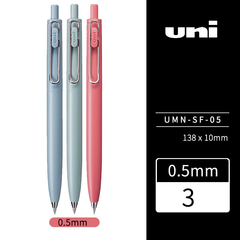 Mitsubishi Uni-Ball One F Black Gel Pen (0.38mm/0.5mm)