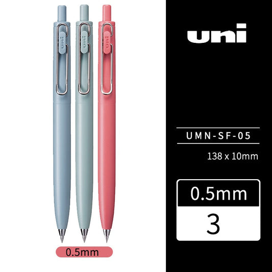 Mitsubishi Uni-Ball One F Black Gel Pen (0.38mm/0.5mm)