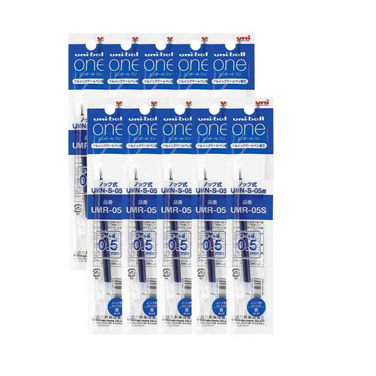 Uni-ball One UMR-05S Gel Pen Refill - 0.5 mm - Black/Blue/Red Ink