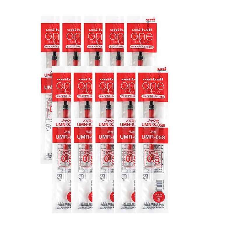 Uni-ball One UMR-05S Gel Pen Refill - 0.5 mm - Black/Blue/Red Ink