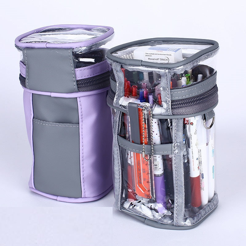 USLON Stand-Up Pencil Case – Desk Pen Holder Chunky Barrel-Style