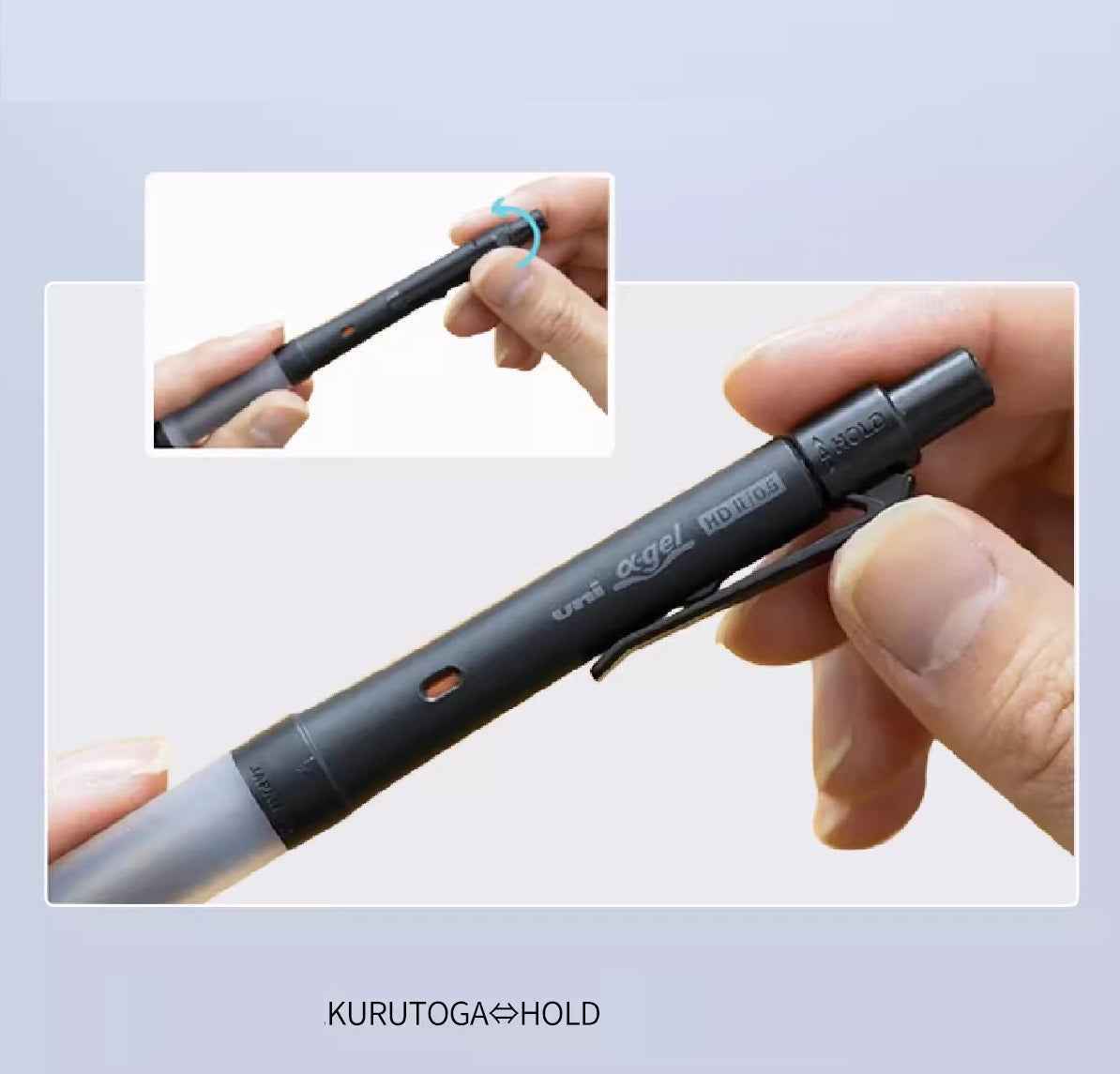 Uni Alpha Gel Switch Mechanical Pencil - 0.3 mm