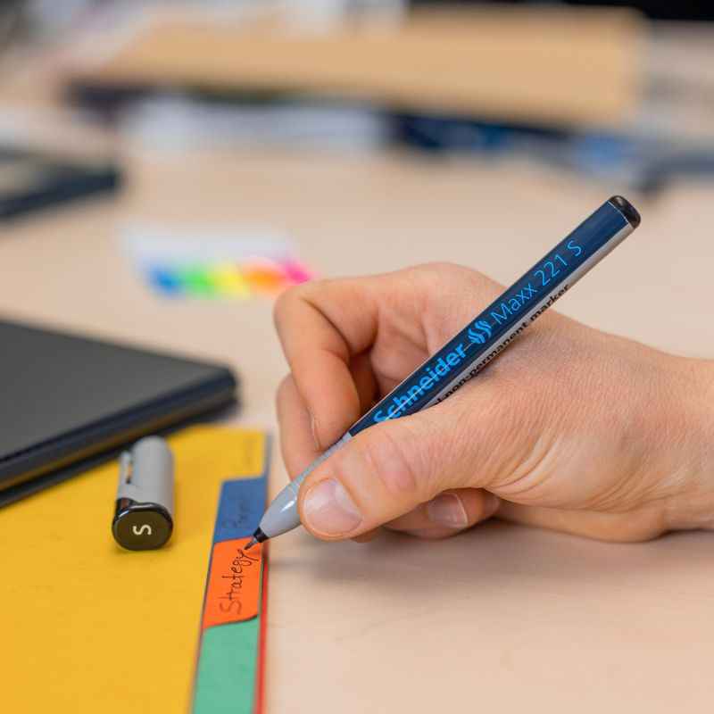 Schneider Maxx 221 S Non-Permanent Marker 0.4mm 4 Color Pack