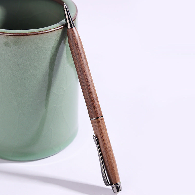 Solid Wood Ballpoint Pen Set 2 Pack