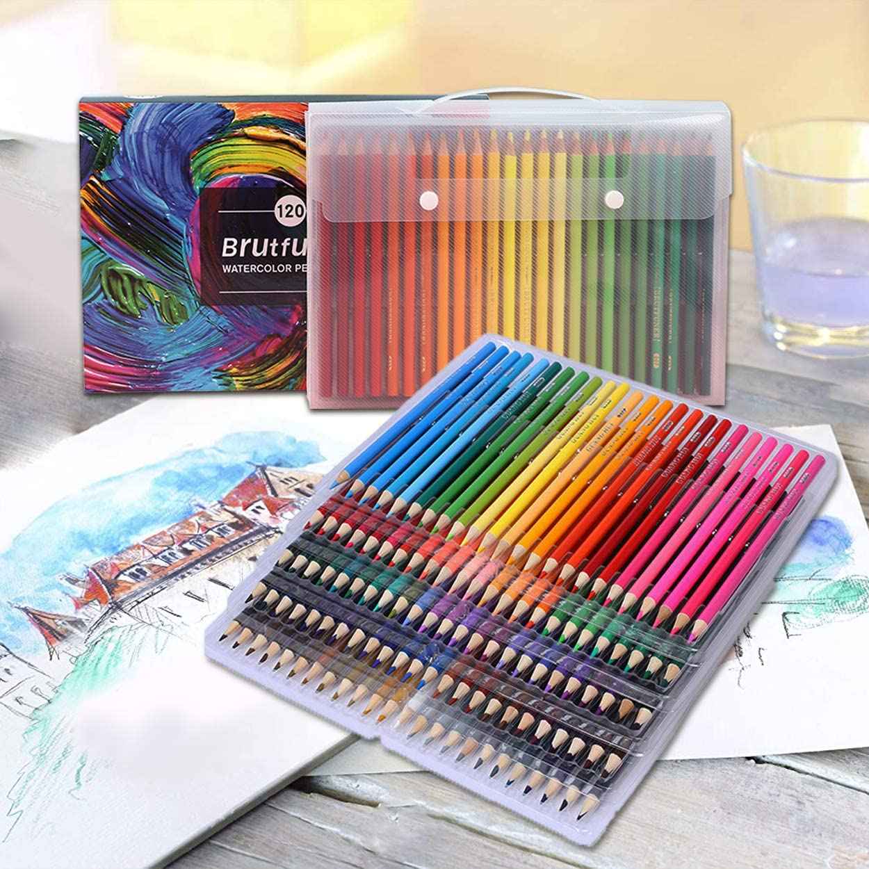 BRUTFUNER 120 Professional Watercolor Artist Pencils Set - TTpen