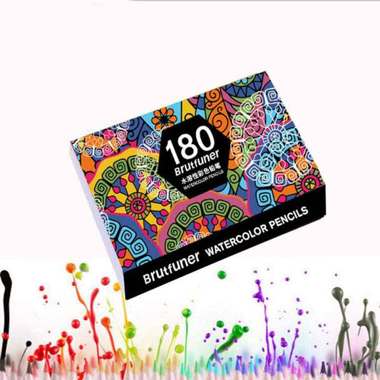 BRUTFUNER 180 Colors Watercolour Pencils Set for Drawing Sketching Shading Coloring - TTpen