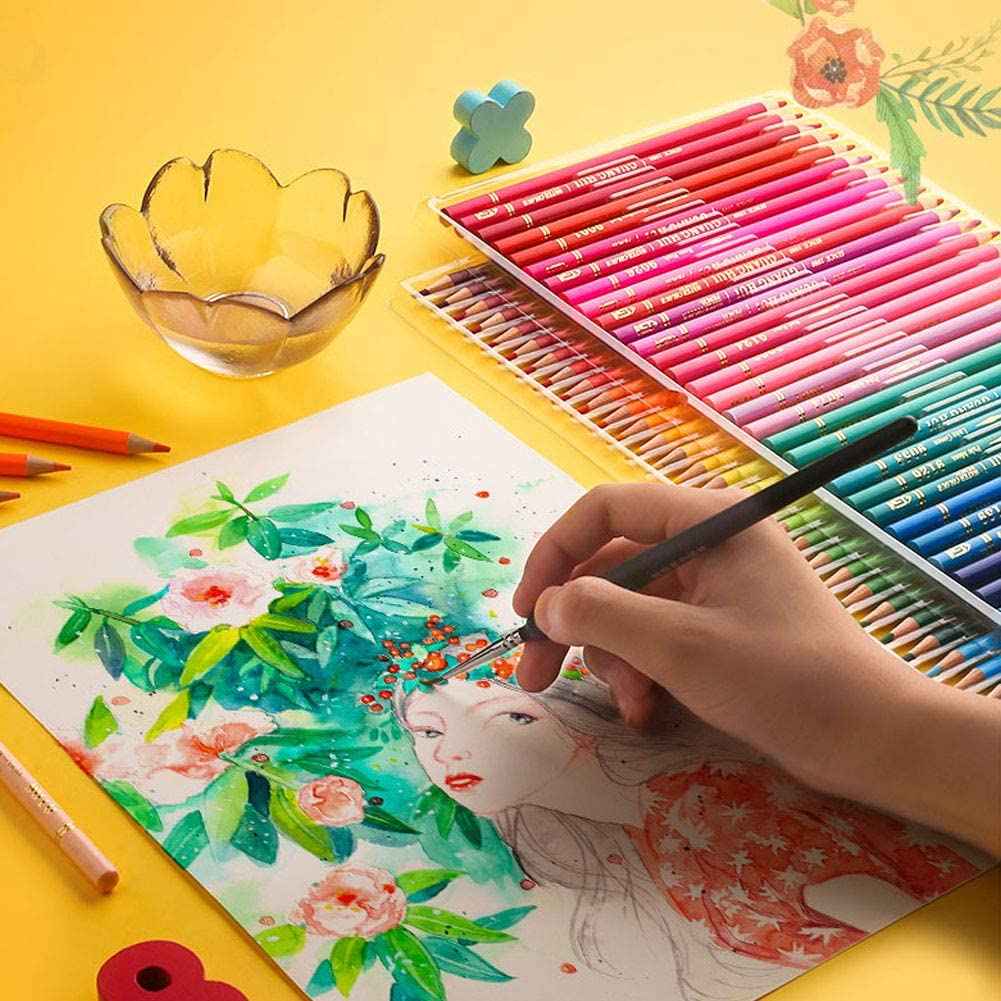 BRUTFUNER 180 Colors Watercolour Pencils Set for Drawing Sketching Shading Coloring - TTpen