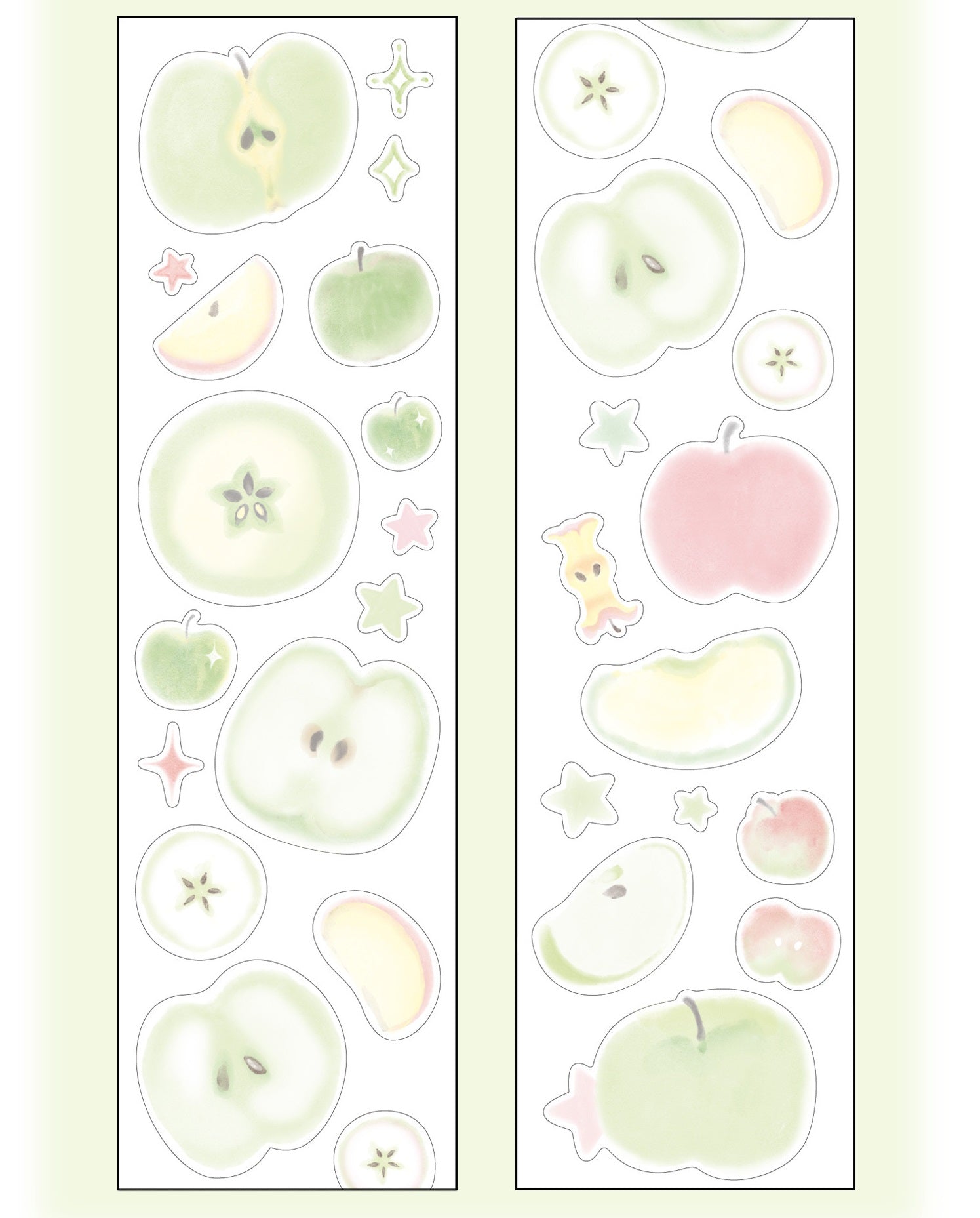 60mm Matte PET Gradient Washi Tape Set – 4 Rolls for Journaling,Scrapbooking