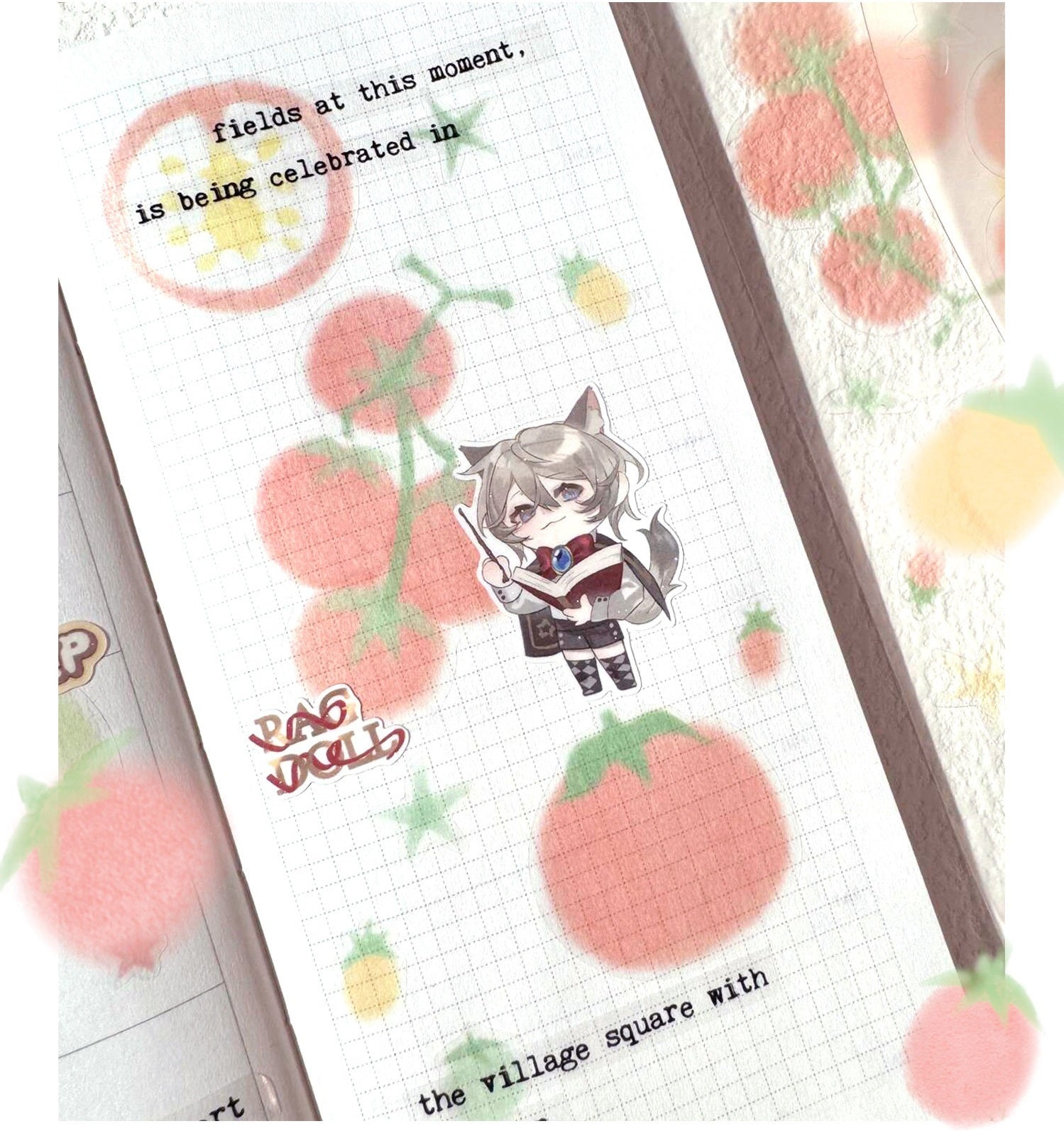 60mm Matte PET Gradient Washi Tape Set – 4 Rolls for Journaling,Scrapbooking