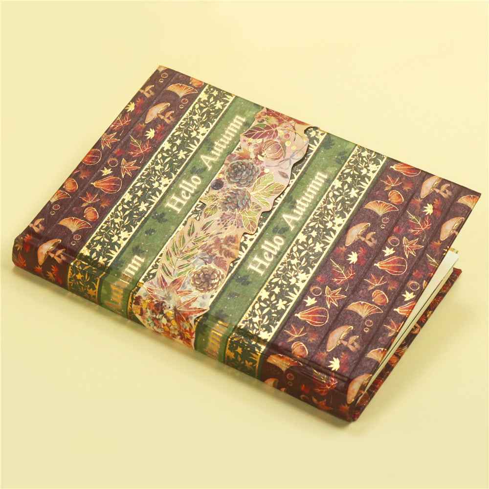 Hello Autumn Nature Metallic Foil Washi Tape Set 6 Rolls - TTpen