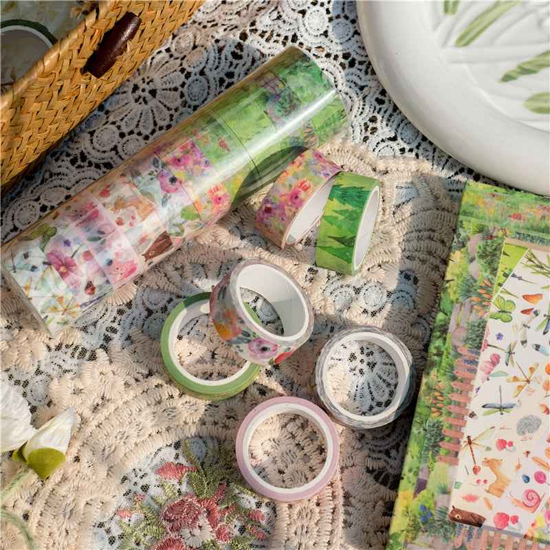 Hello Spring Washi Tape Set 10 Rolls 15mm x 5m - TTpen