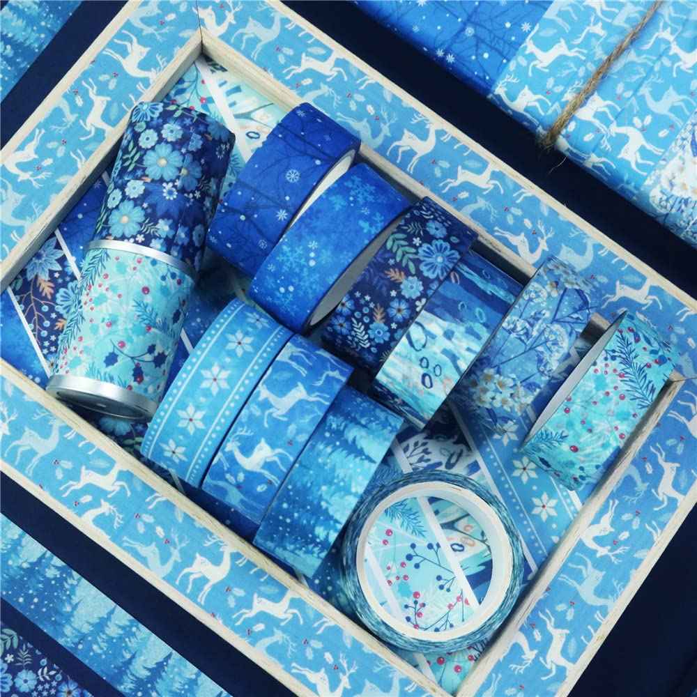 Winter Washi Tape Set 10 Rolls 15mm x 5m - TTpen