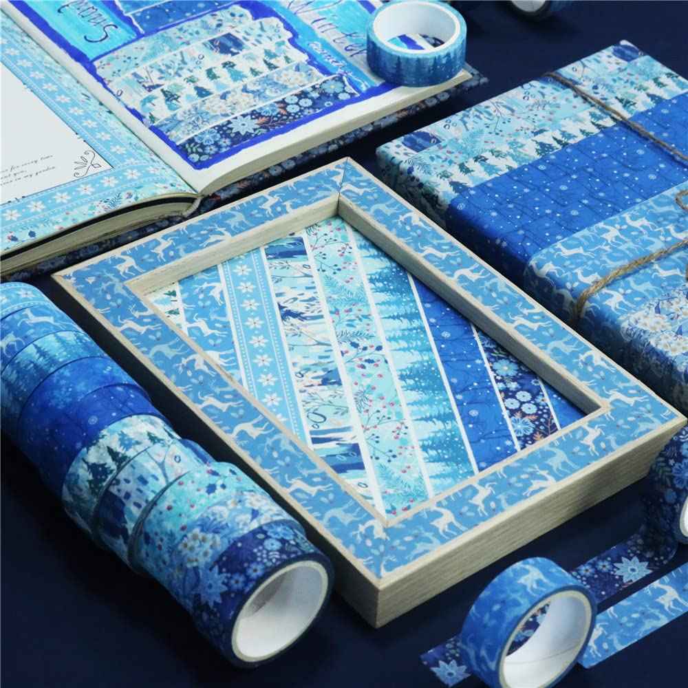 Winter Washi Tape Set 10 Rolls 15mm x 5m - TTpen