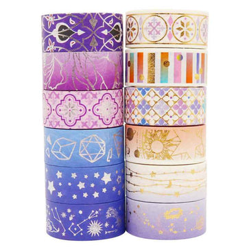Starry Night Washi Tape Set 12 Rolls - TTpen