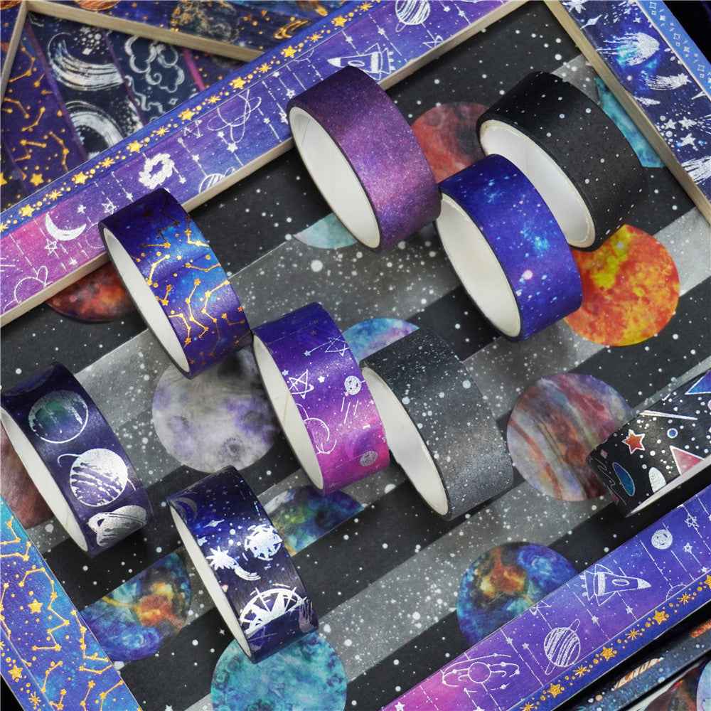 Galaxy Washi Masking Tape Set 19 Rolls - TTpen