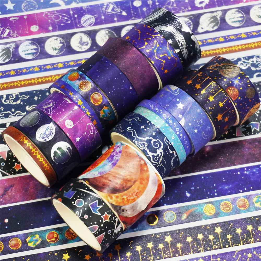 Galaxy Washi Masking Tape Set 19 Rolls - TTpen