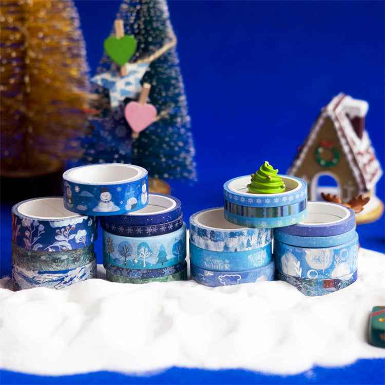 Winter Washi Masking Tape Set 19 Rolls - TTpen
