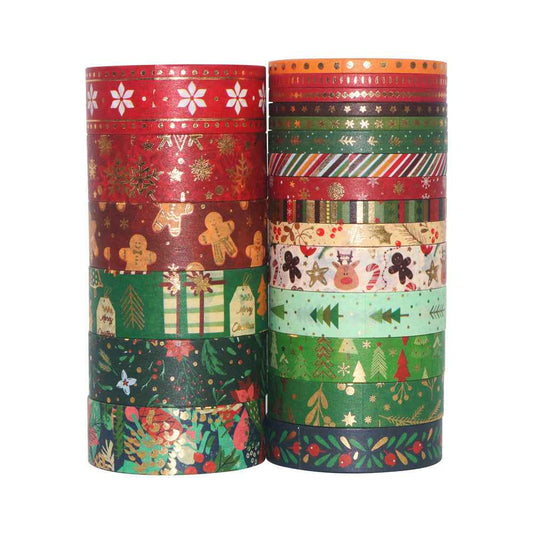 Christmas Washi Tape Set 21 Rolls - TTpen