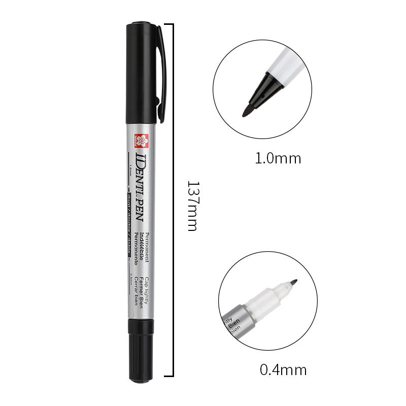 Sakura Identi-Pen Dual Tip Permanent Marker, 8 Color Pack